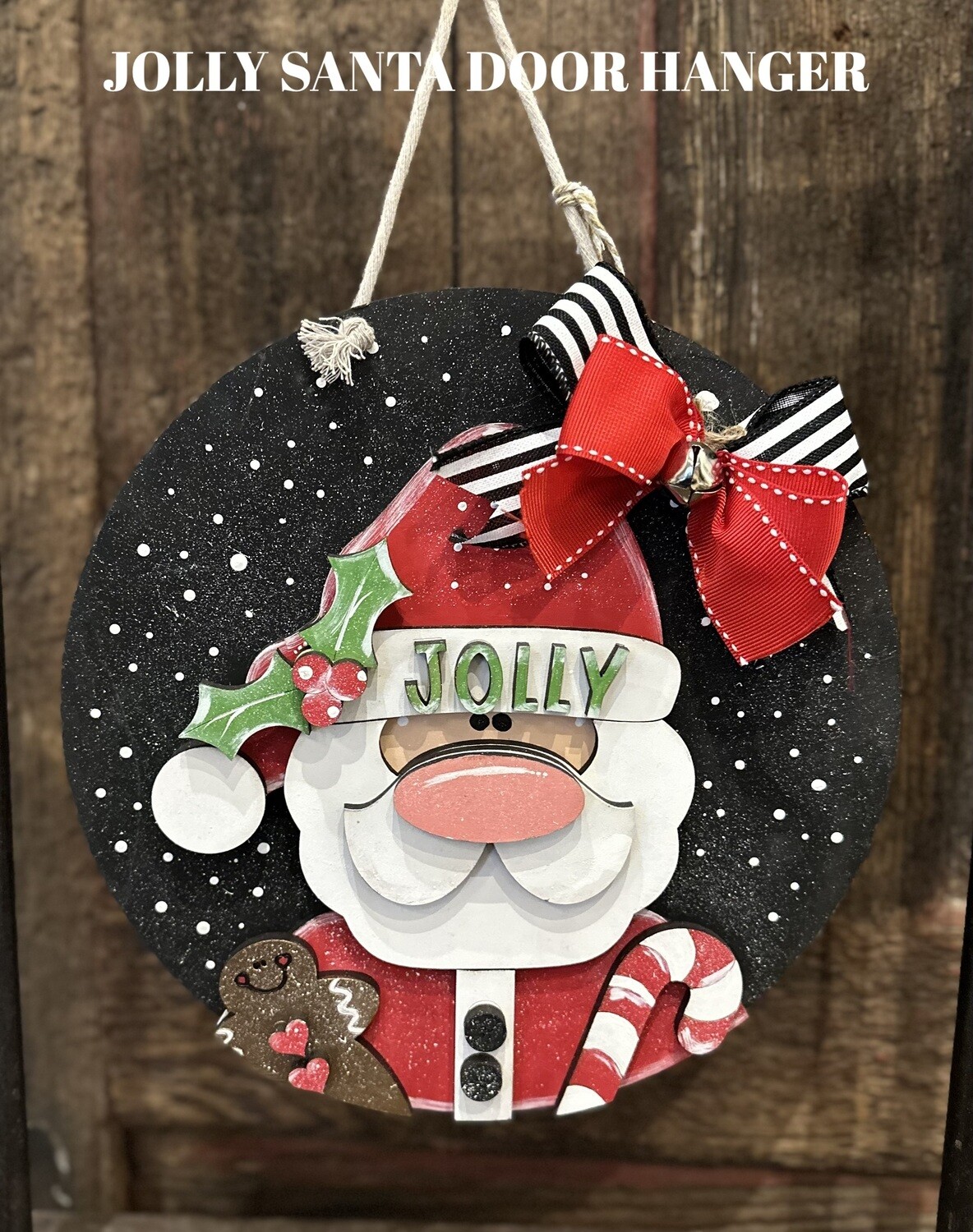 JOLLY SANTA DOOR HANGER