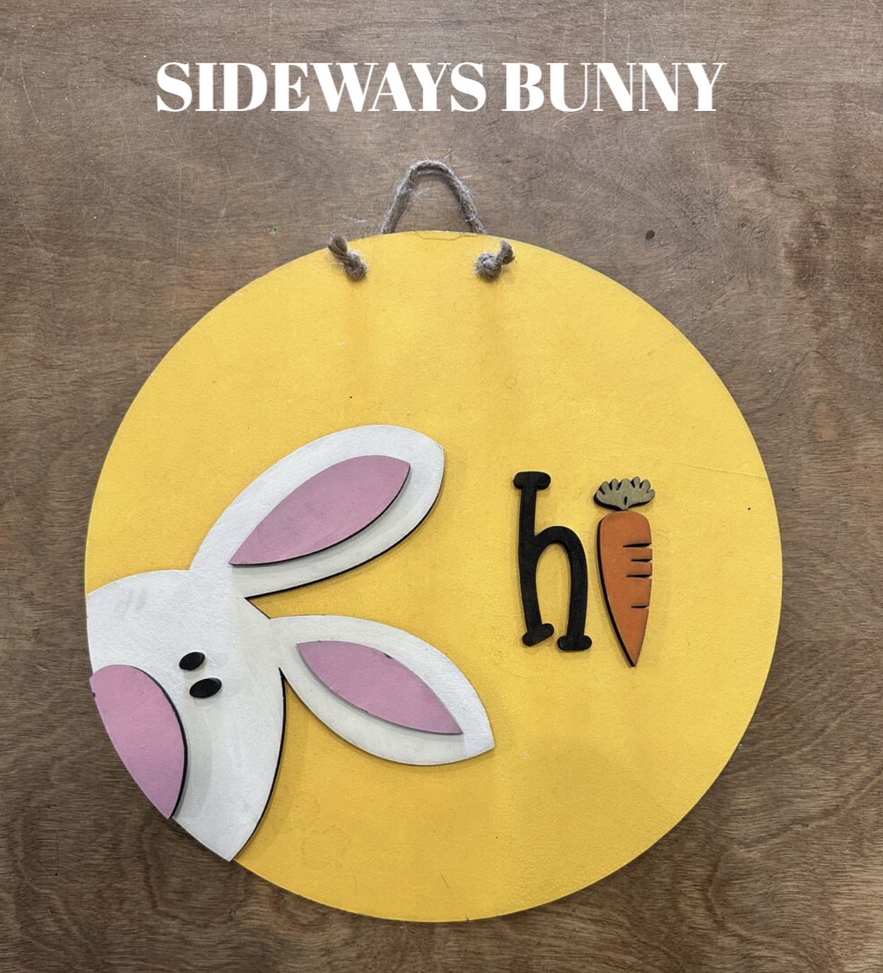SIDEWAYS BUNNY