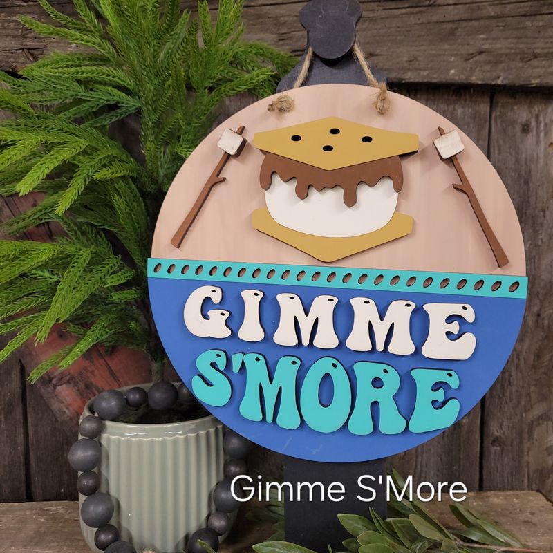 GIMME S&#39;MORE DOOR HANGER