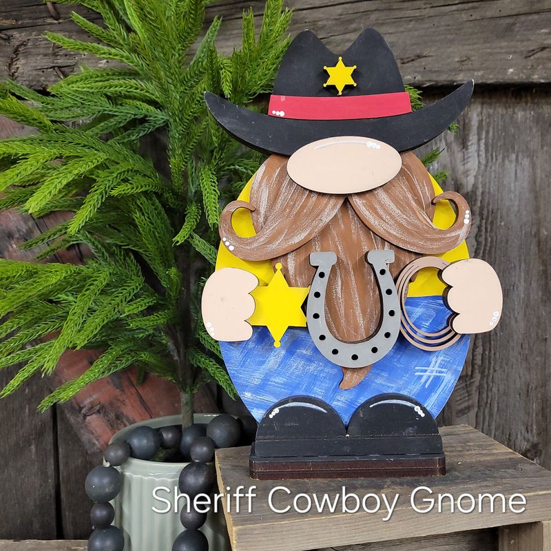 SHERIFF COWBOY GNOME