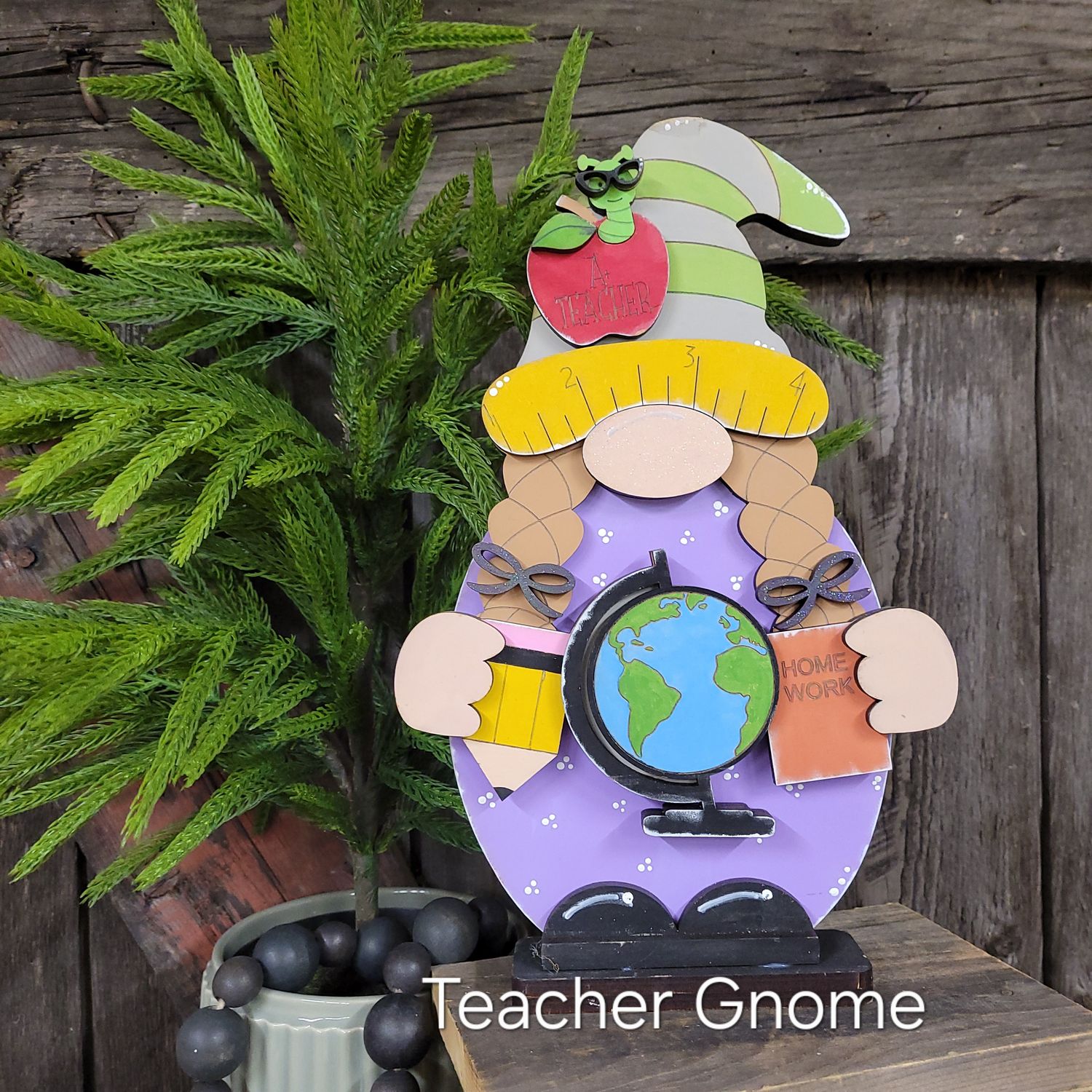 TEACHER GNOME INSTRUCTIONS