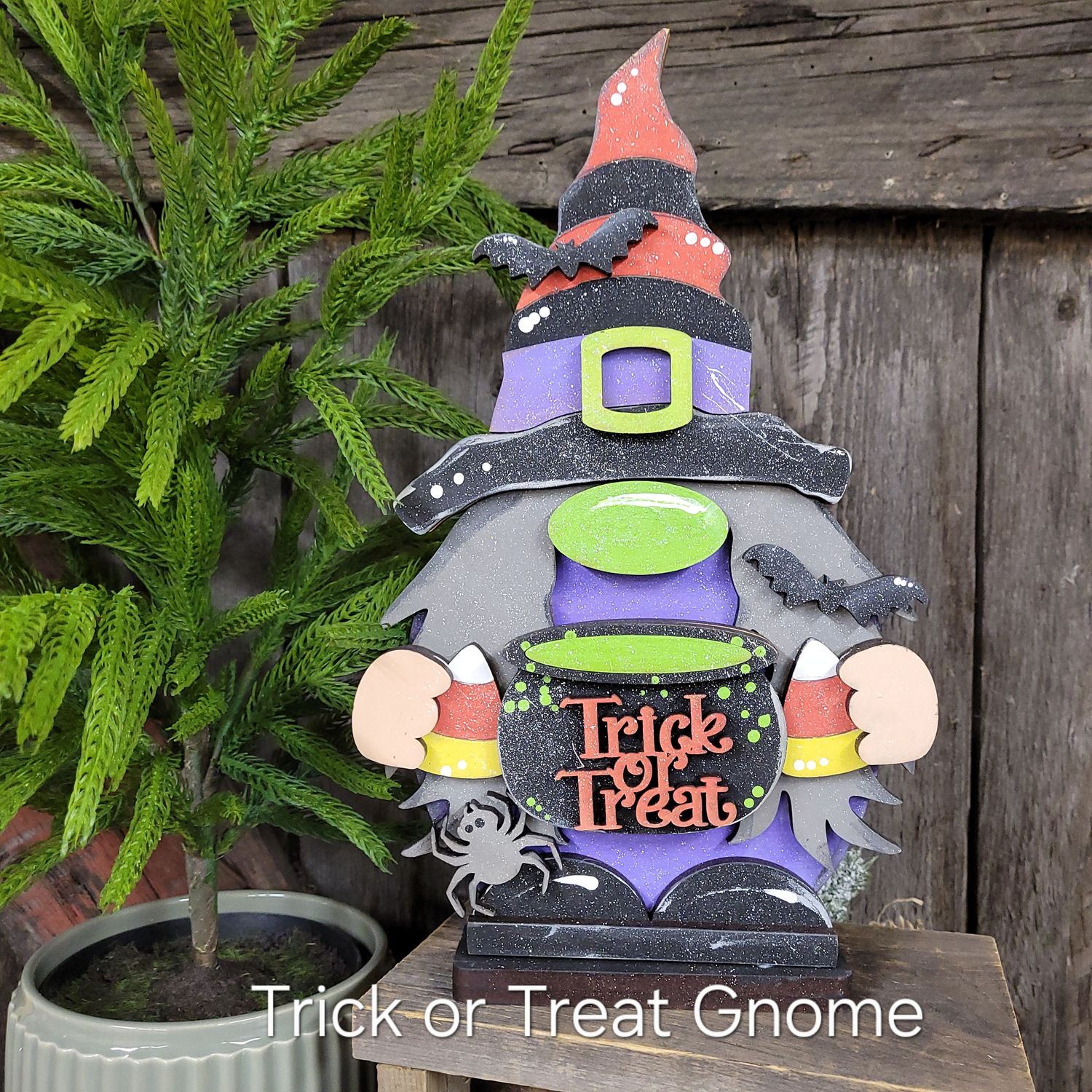 TRICK OR TREAT GNOME INSTRUCTIONS