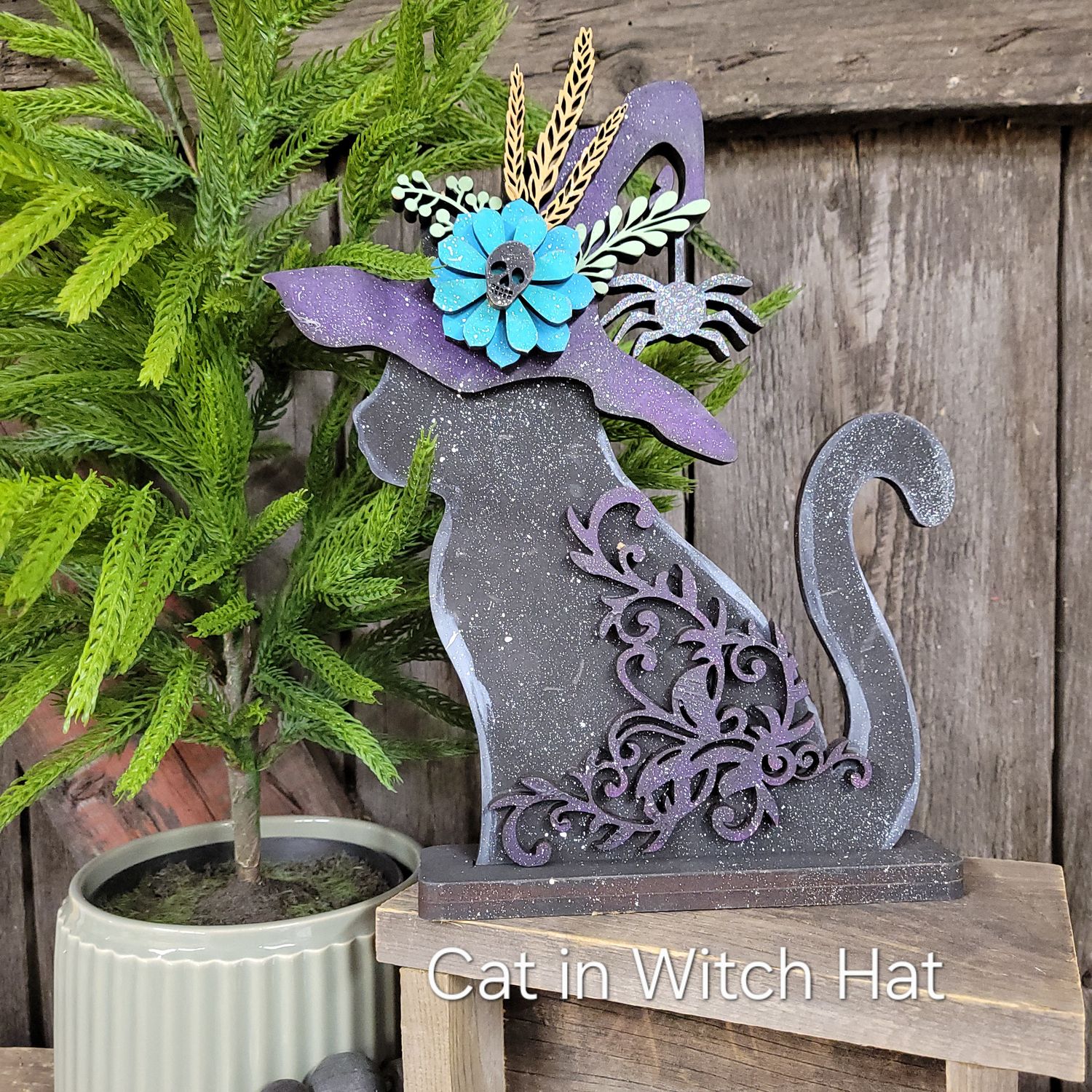 CAT IN WITCH HAT