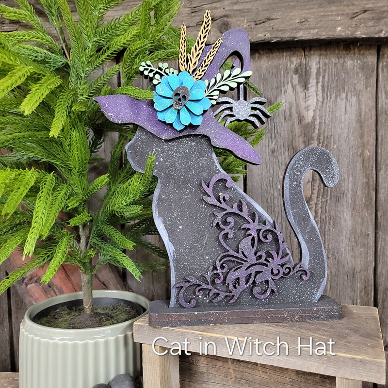 CAT IN WITCH HAT