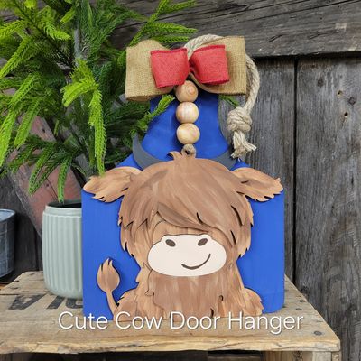 CUTE COW DOOR HANGER