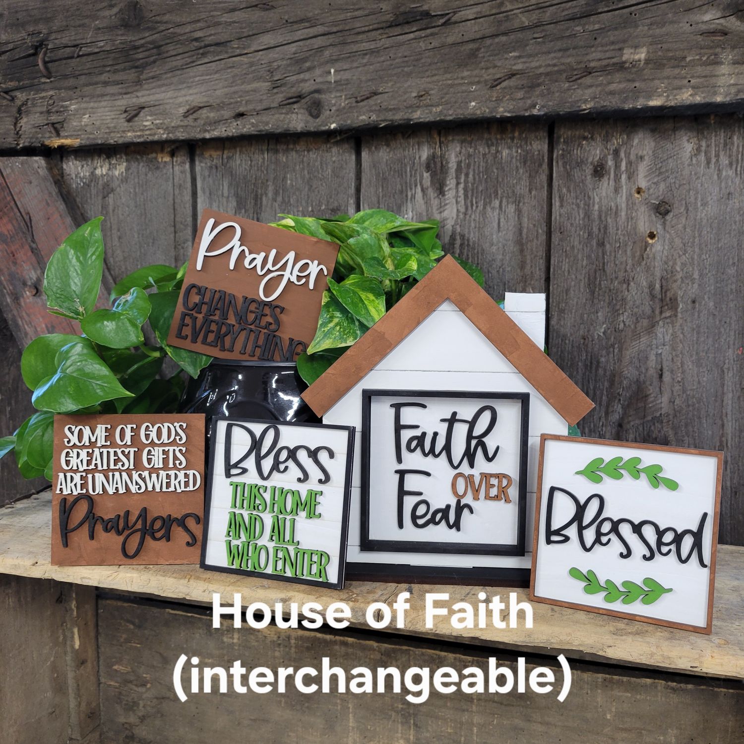 HOUSE OF FAITH INTERCHANGABLE