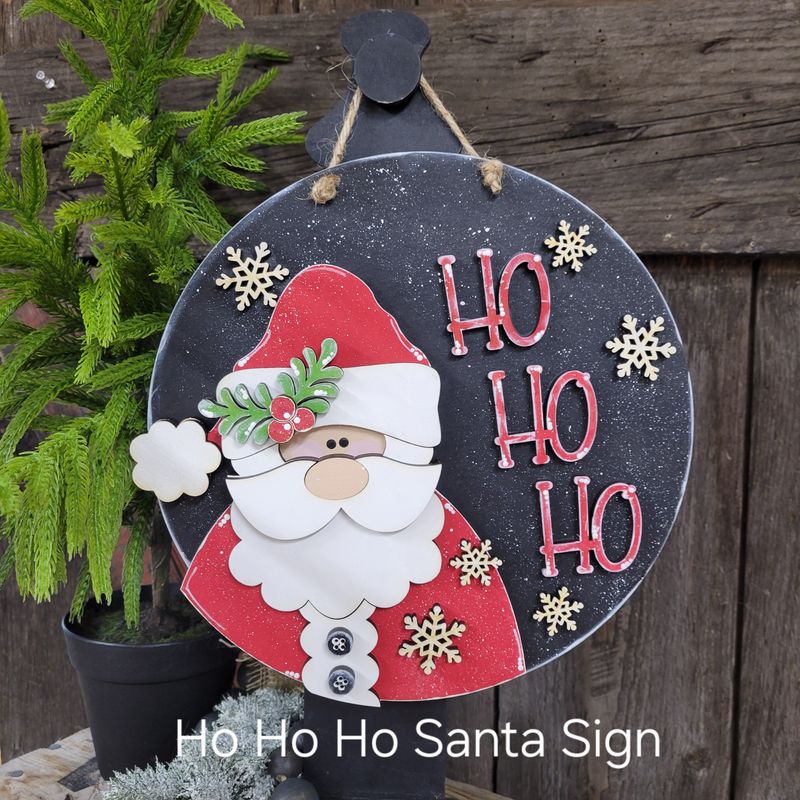 HO HO HO SANTA SIGN