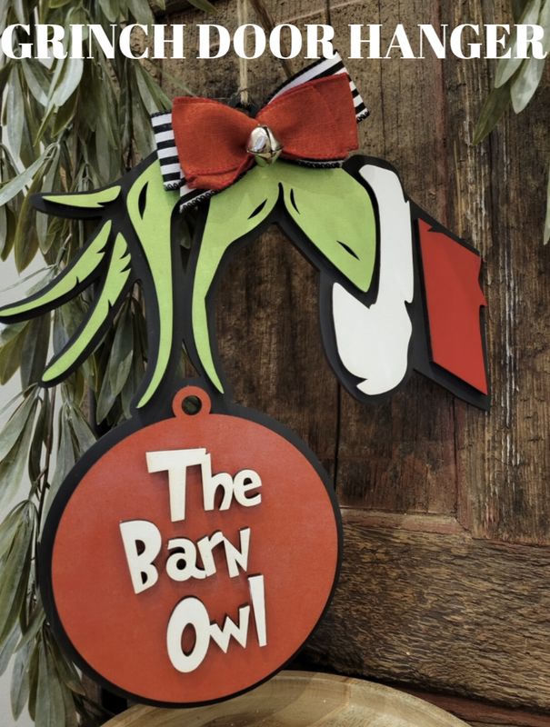 GRINCH DOOR HANGER INSTRUCTIONS