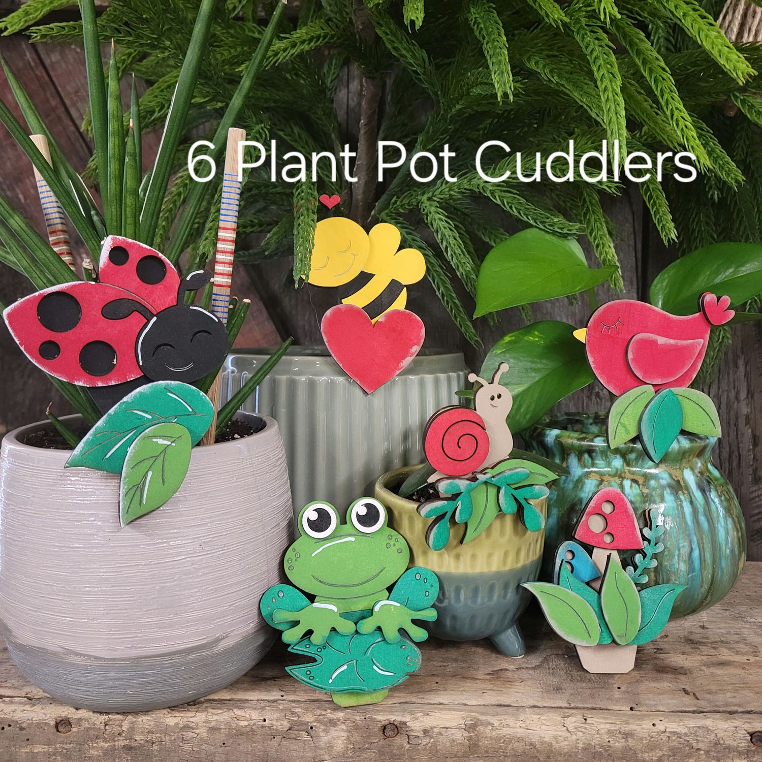 6 PLANT POT CUDDLERS
