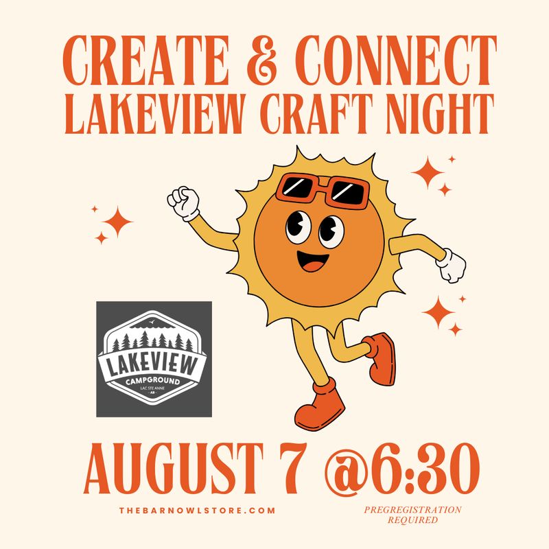 CREATE &amp; CONNECT AUGUST 7 @6:30