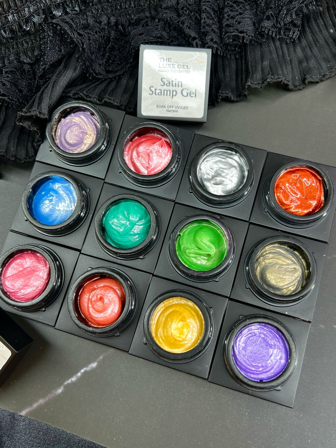 Satin Stamp Gels