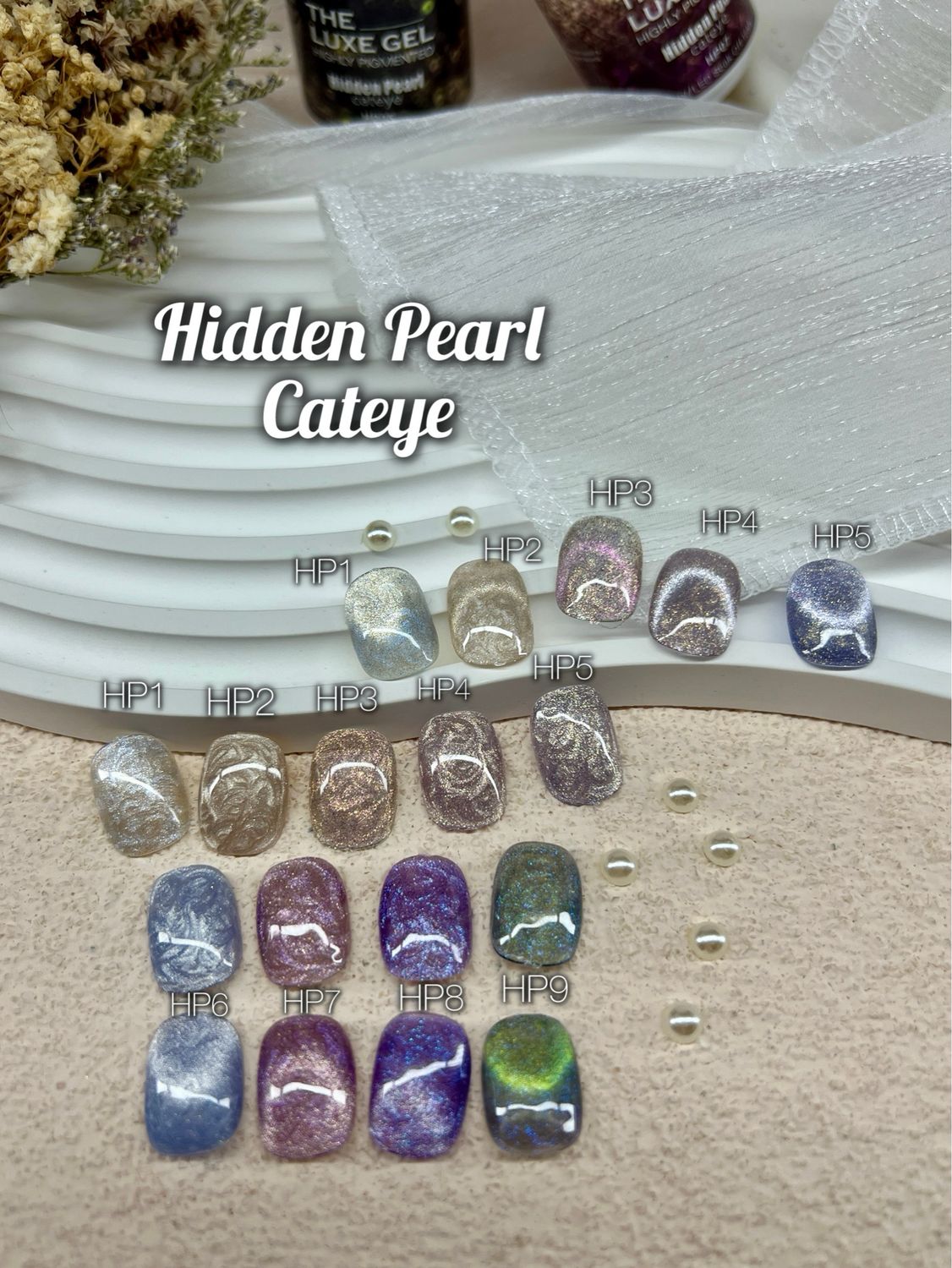 Hidden Pearl Cateye- 9 Colors