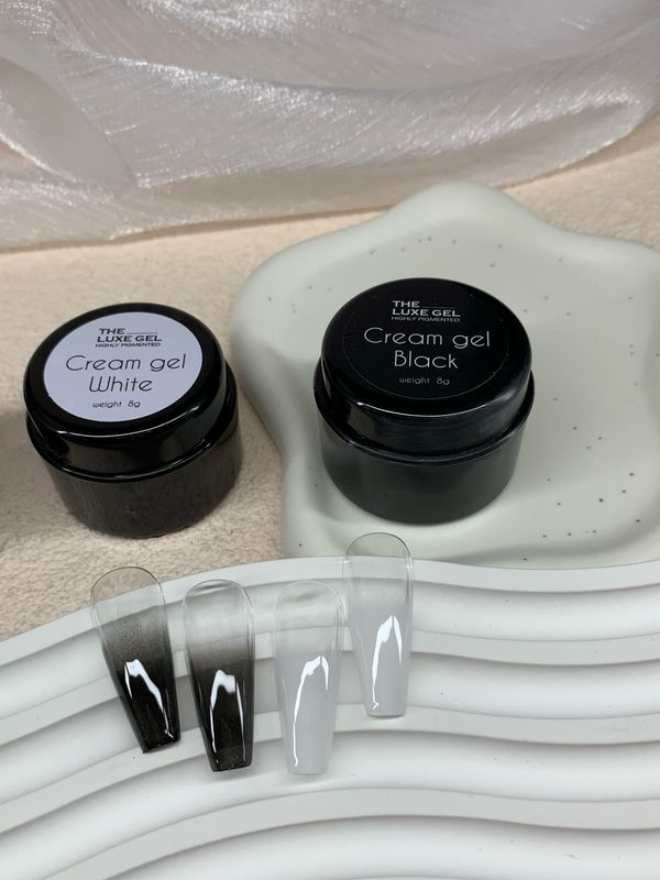 Cream Gel- Black &amp; White