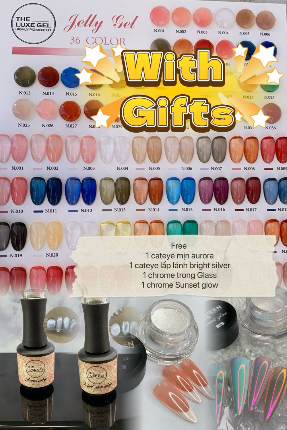 Jelly Gels- 36 Colors