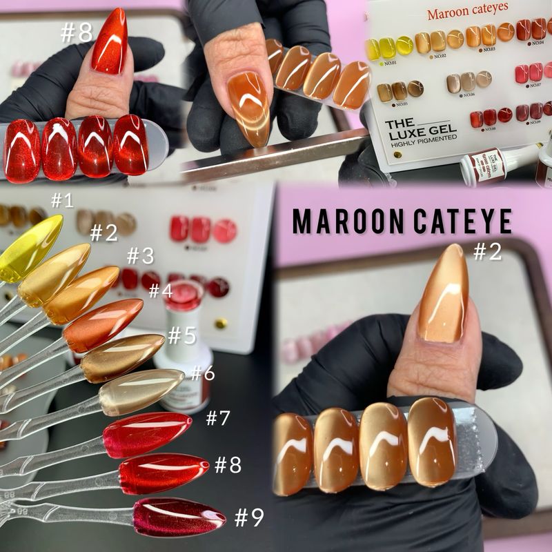 Maroon Cateye- 9 Colors