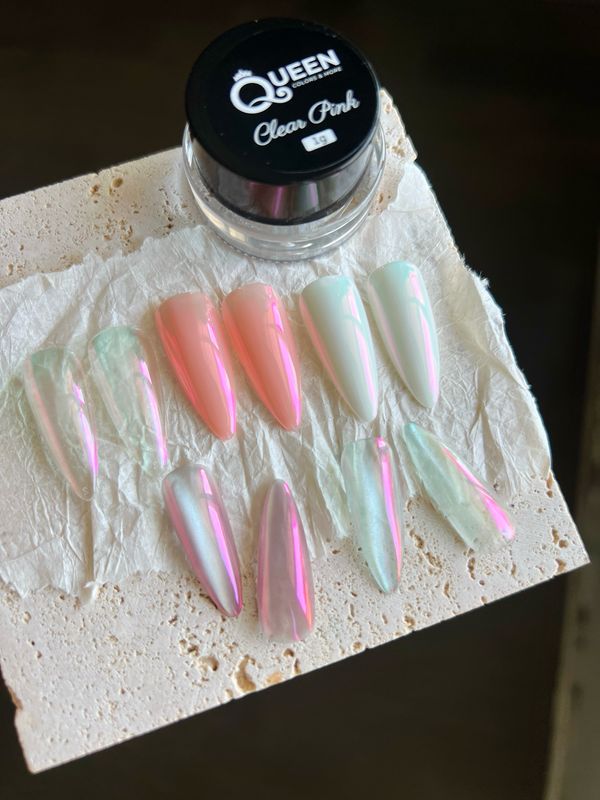 Clear Pink Chrome