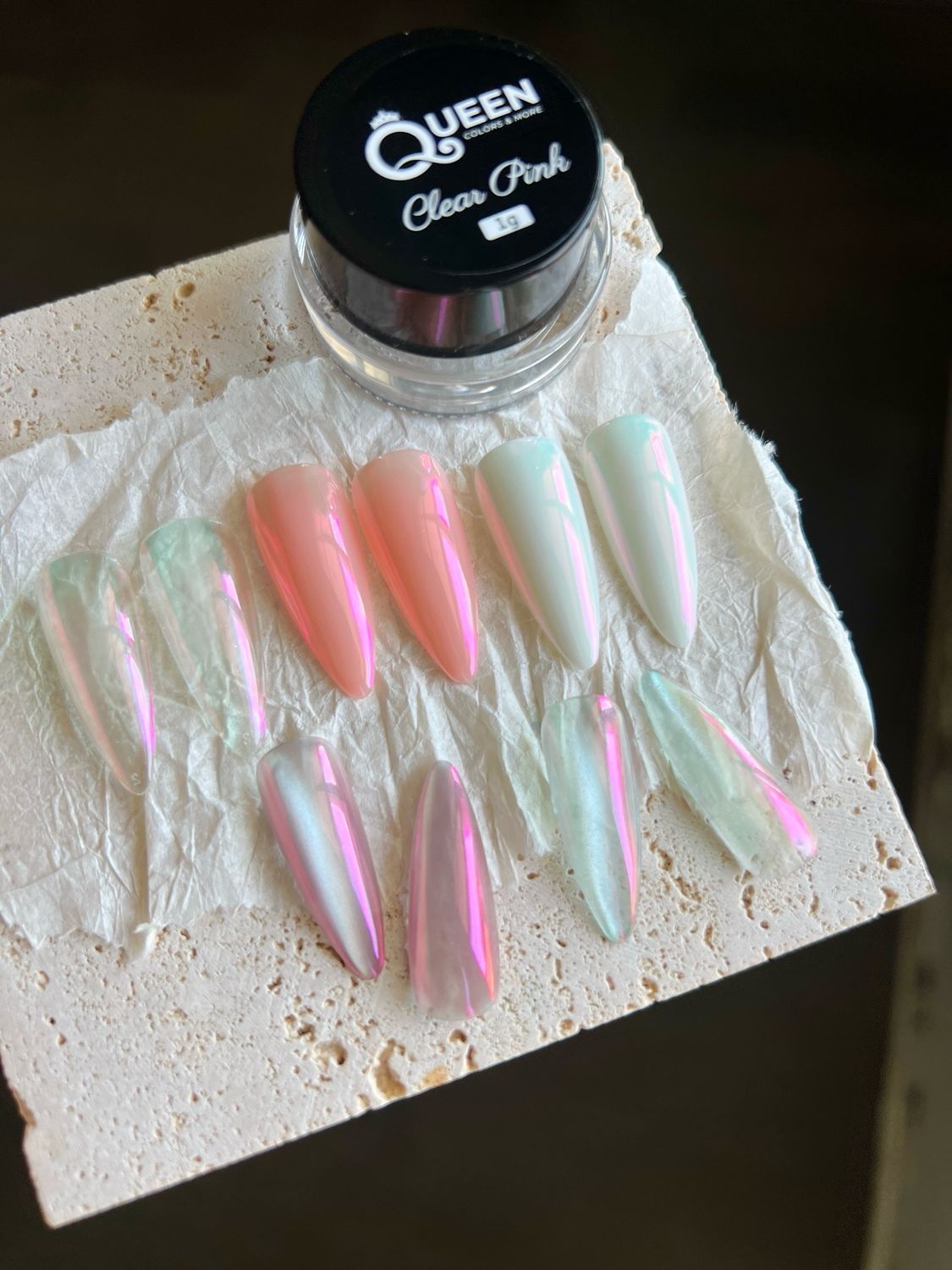 Clear Pink Chrome