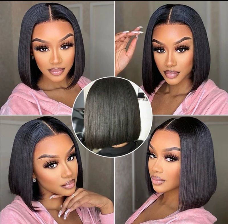 8 Inch 13*4 Bob Wig