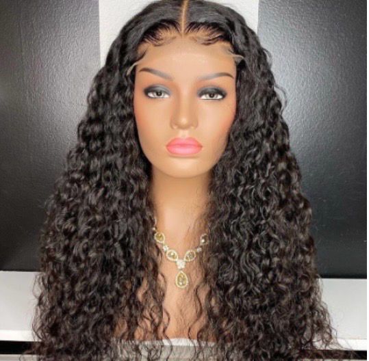 WATERWAVE CURLY WIG Glueless 4*4
