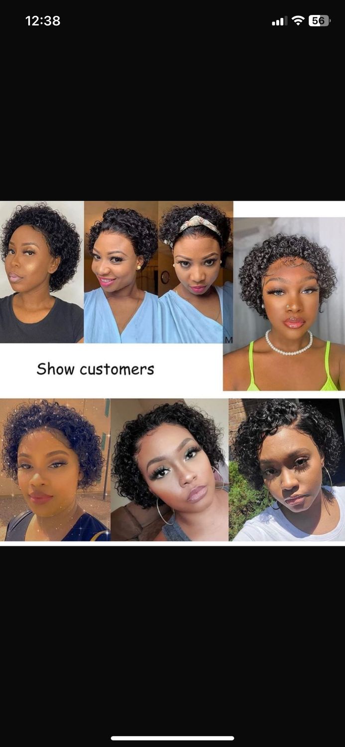Pixie curly Short 13*1