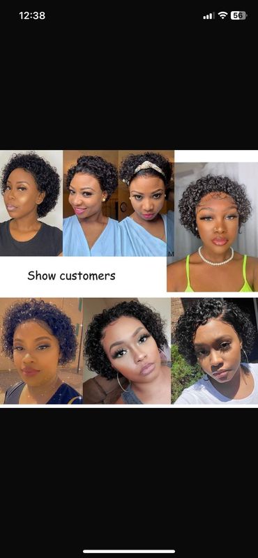 Pixie curly Short 13*1