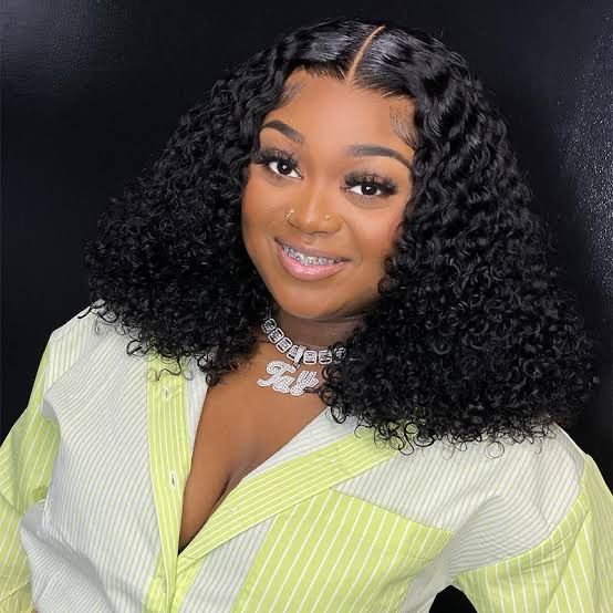 Jerry curly Glueless Wig
