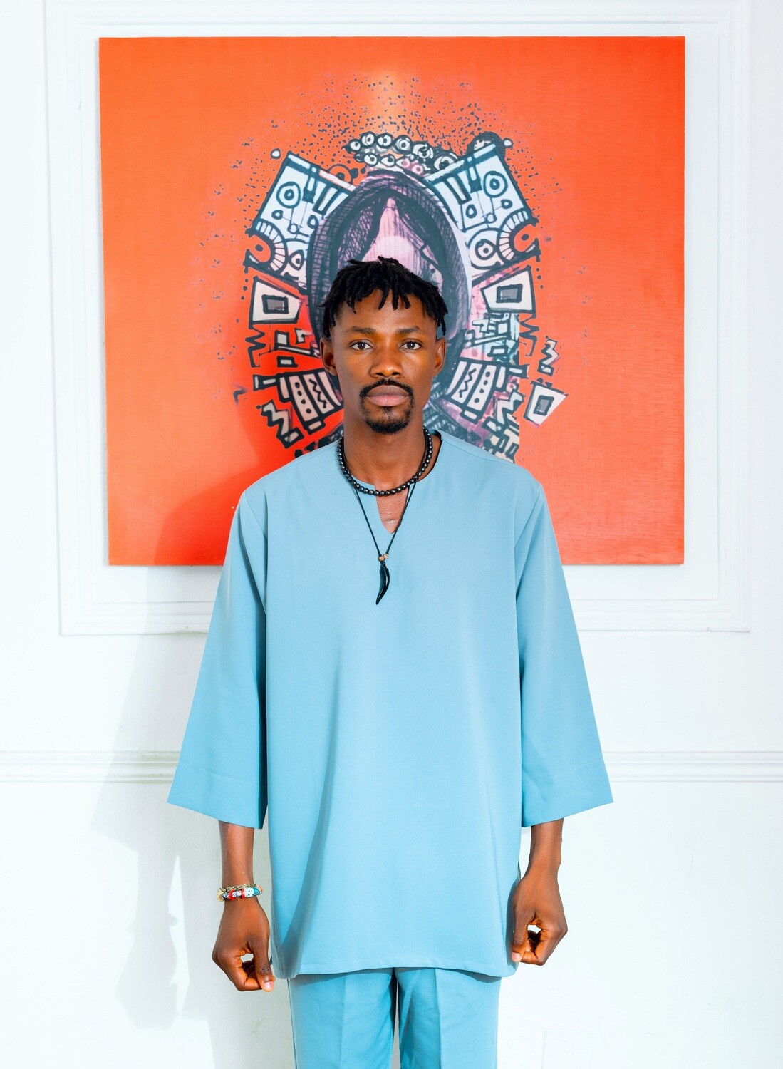 Shirt-up Dip Neck 2 Piece