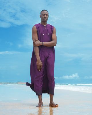 Shirt-Up Sleeveless Jalab