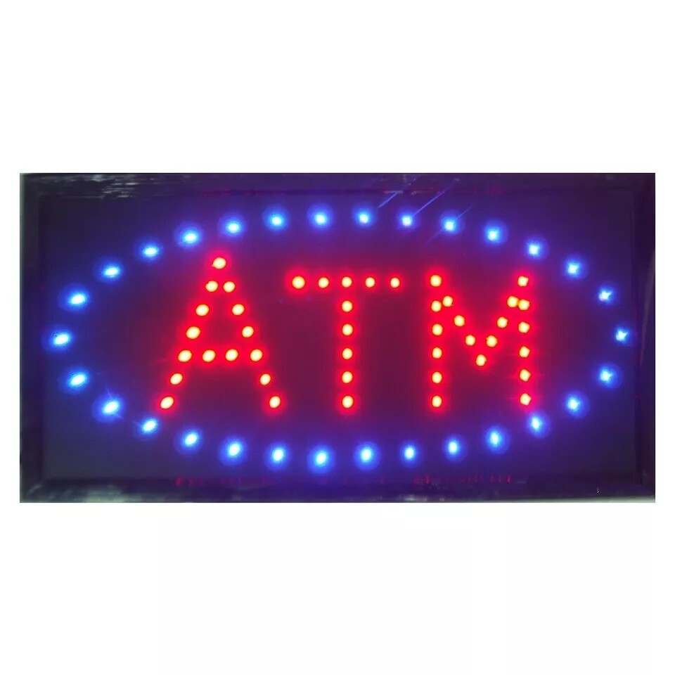 LED ATM Window Sign