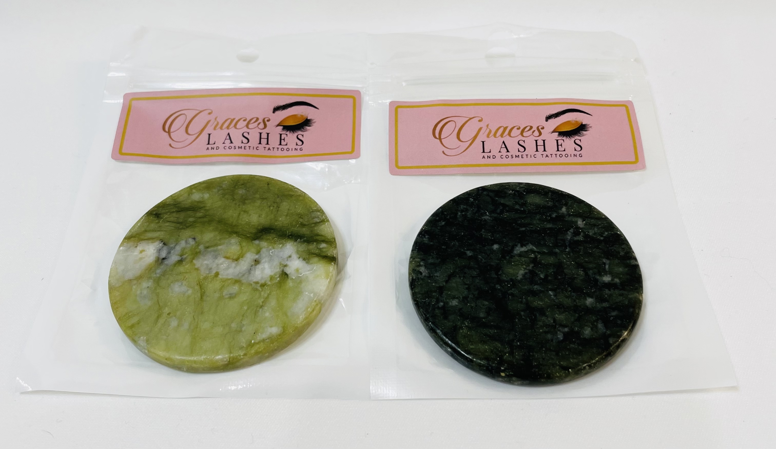 Jade Stone Glue Pallets for Eyelash Extensions