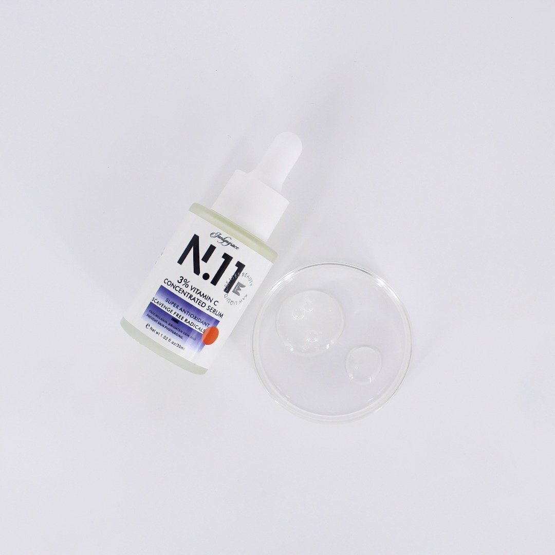 N.11 3% Vitamin C Concentrated Serum - Brightening & Hydrating Formula - Infused with Potent 3% Vitamin C - Revitalize for Radiant Skin