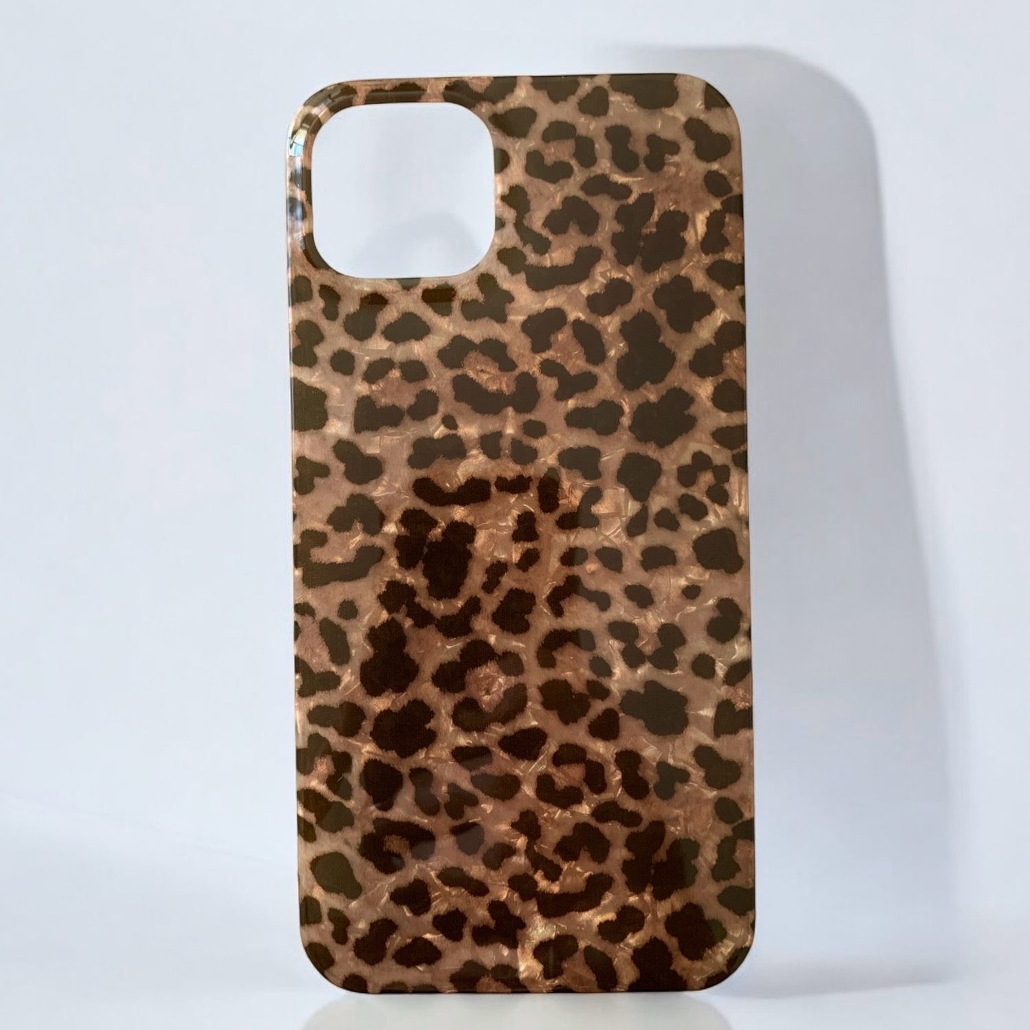 Brown Leopard Phone Case For iPhone 