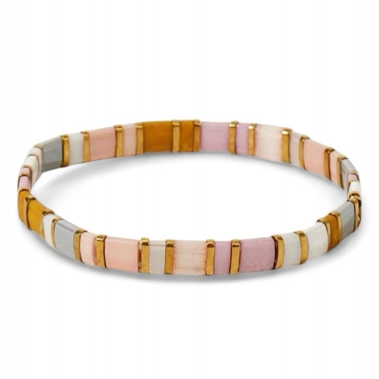 Muted Tones Miyuki Tila Bracelets