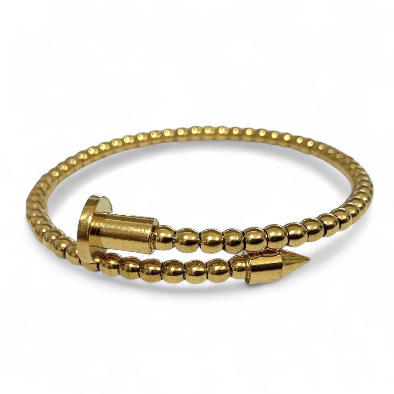 Gold Ball Bead Bracelet