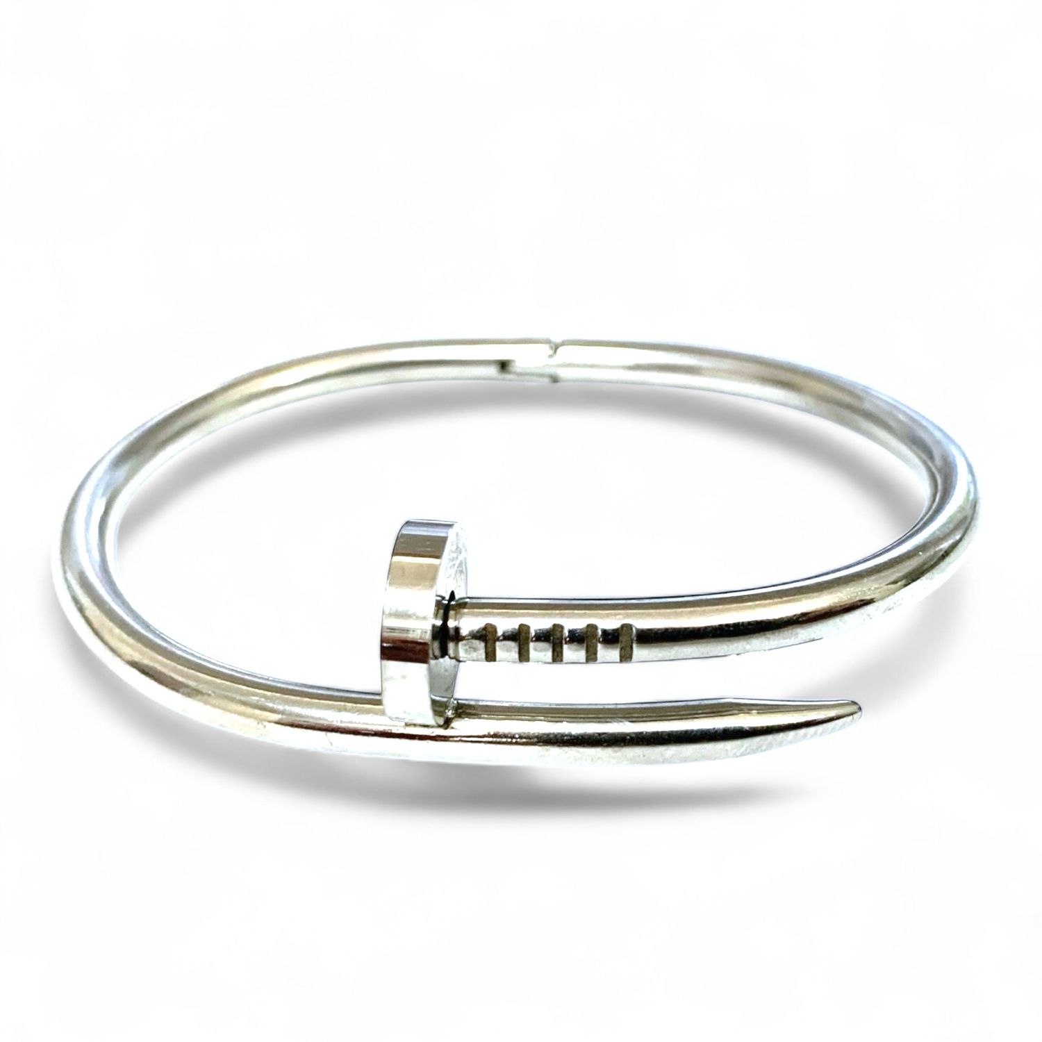 Silver Nail Bracelet