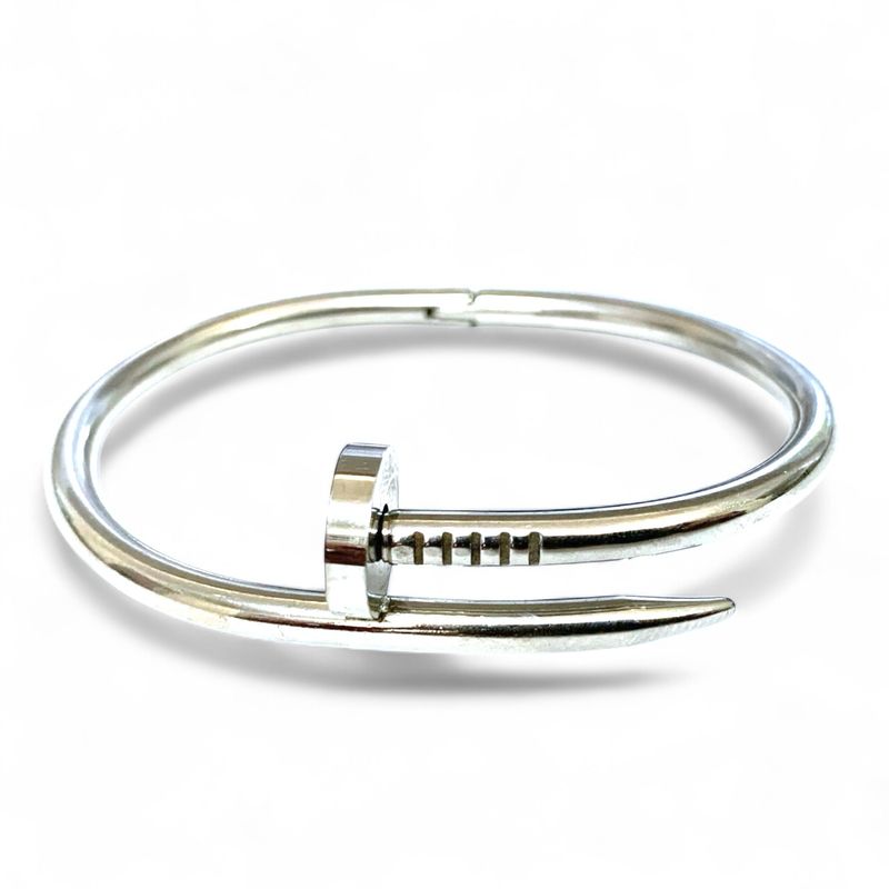 Silver Nail Bracelet