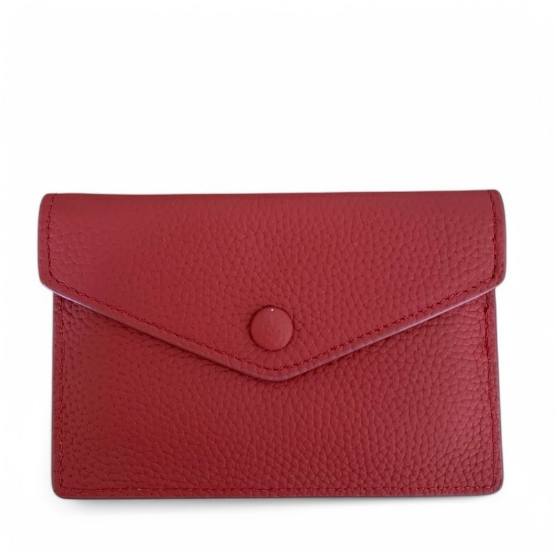 Ruby Red Genuine Leather Wallet