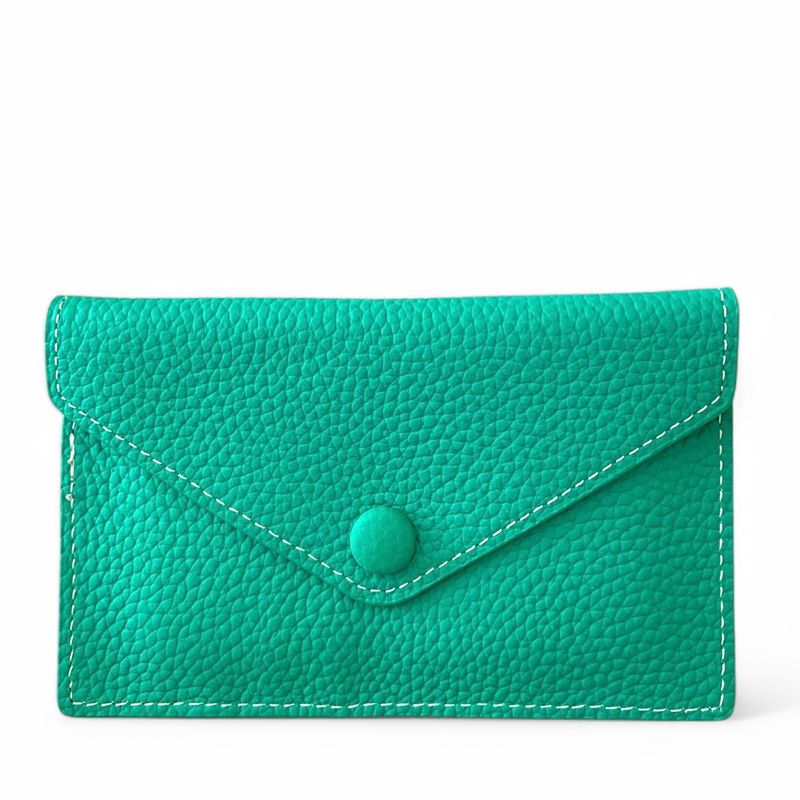Emerald Green Genuine Leather Wallet