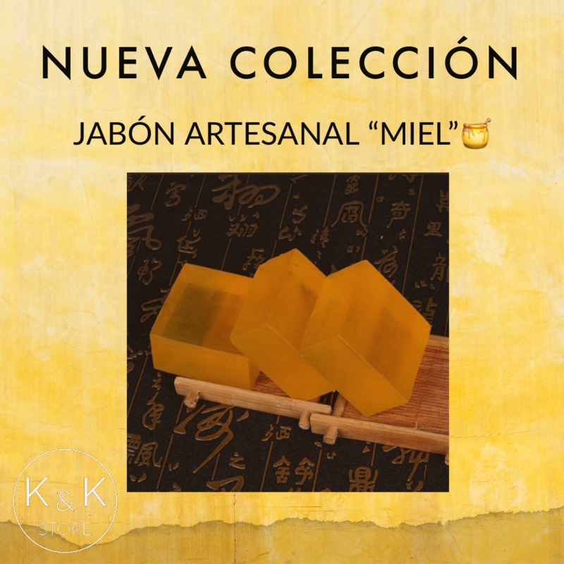 JABÓN ARTESANAL MIEL🍯