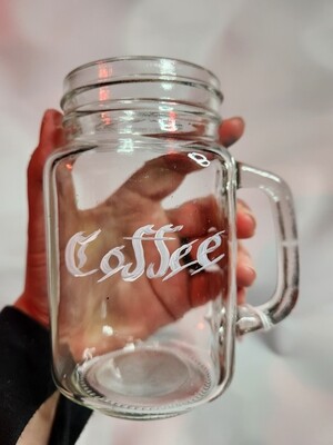Calligraphic "Coffee/Tea" mug