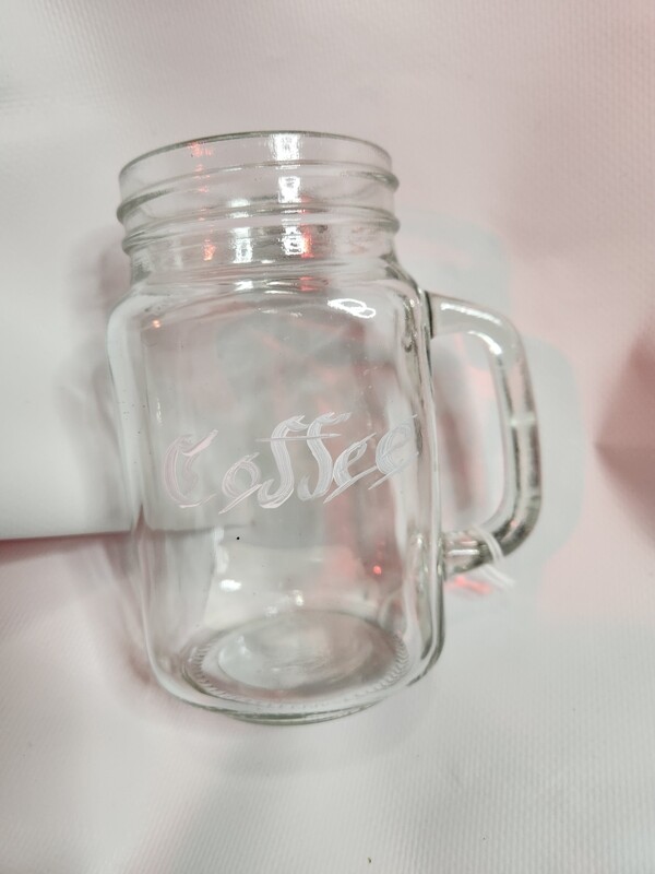 Calligraphic &quot;Coffee/Tea&quot; mug