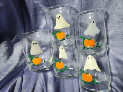 Ghostky Pumpkin Patch Glow-in-the-Dark Cups