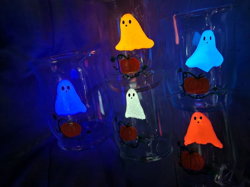 Ghostky Pumpkin Patch Glow-in-the-Dark Cups