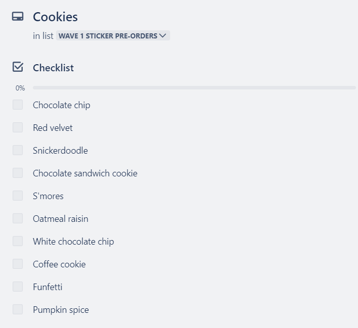 Cookie Sticker Pre-order