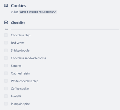 Cookie Sticker Pre-order