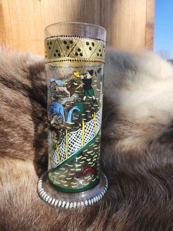 Bohemian Hunt Cylinder, Late 16th Century
