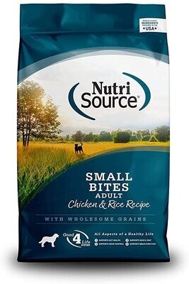 NUTRISOURCE ADULTO SMALL BITES CHICKEN AND RICE