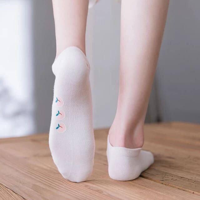 Pink Fruit Socks -
