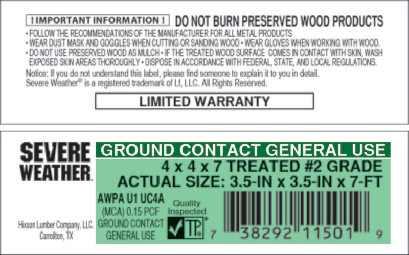 MCA SEVERE WEATHER GROUND CONTACT TAGS