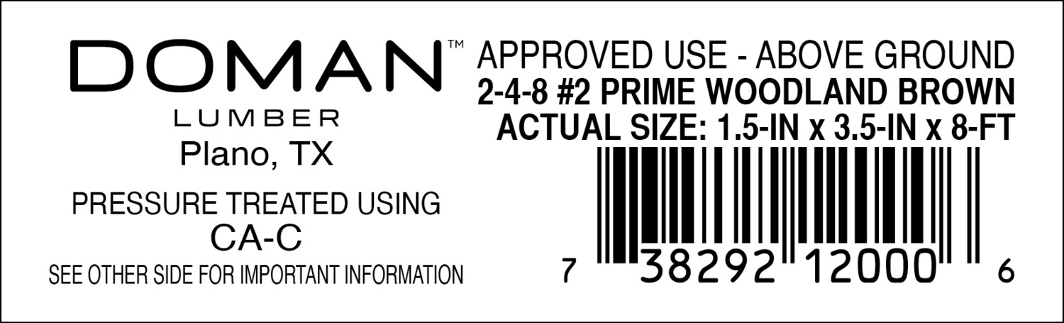 2-4-8 #2 PRIME WOODLAND BROWN - 12000-6 - 2000 PER ROLL - 22,000 MINIMUM